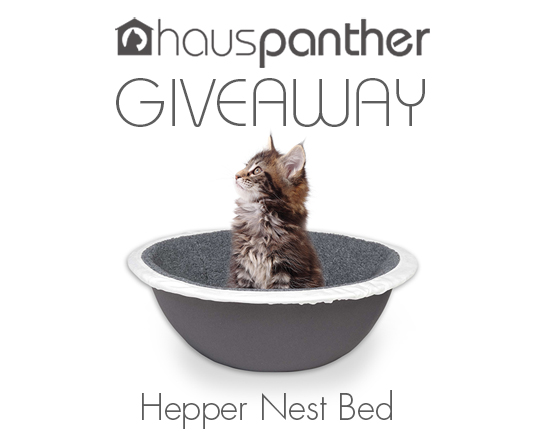 Enter To Win a Hepper Nest Modern Cat Bed hauspanther