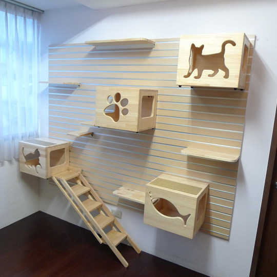 Catswall Design Modular Cat Climbing Wall • hauspanther