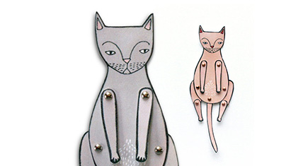 Cat Paper Dolls