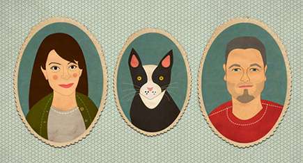 Custom Vintage Portraits by Lili Di Prima