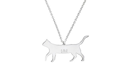 Cat Silhouette Necklace By Mona Mara • hauspanther