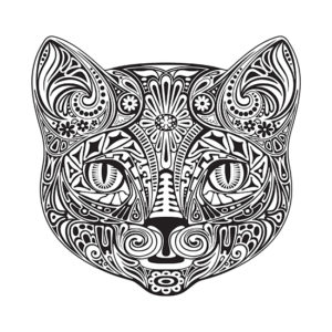 The Cat Coloring Book: Creative Calm for Cat Lovers • hauspanther