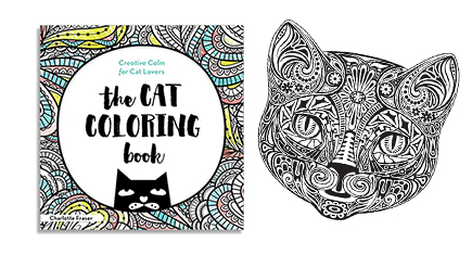 Blissful Cat Coloring Book For Adults 32 Inspiring Calming Designs & Fun  Facts