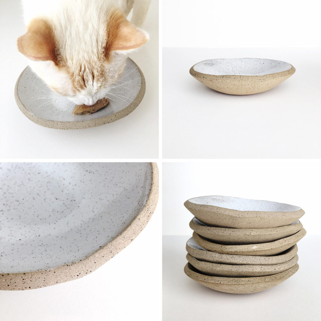 Handmade Stoneware Cat Dish Perfect for Cats with Sensitive Whiskers ...