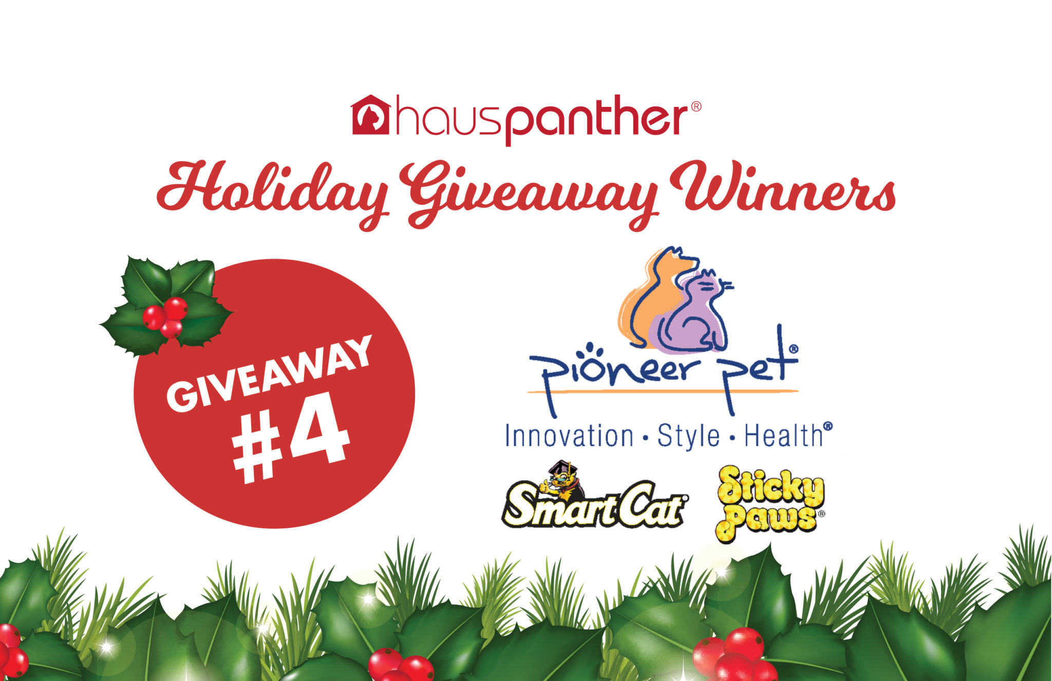 Holiday Giveaway 4 Winners • hauspanther