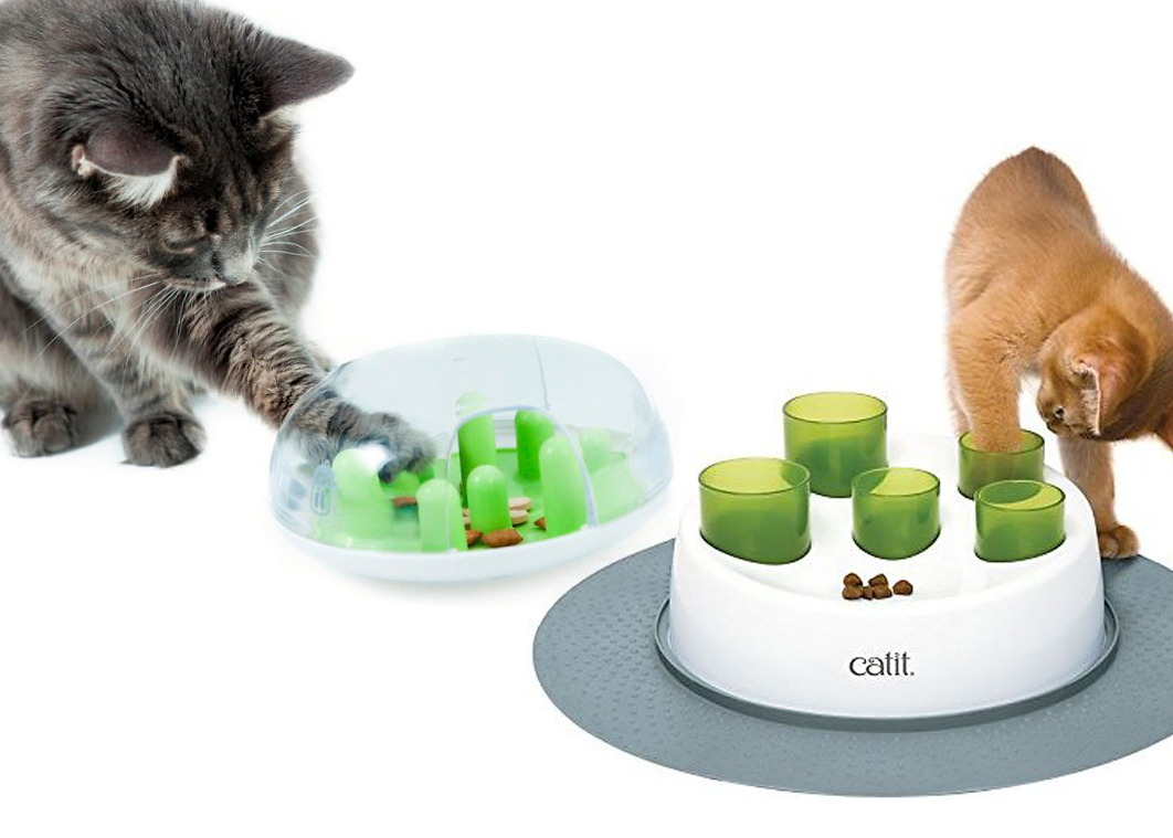 CAT AMAZING - Best Cat Toy Ever - Puzzle Toy & Feeder for Cats! 