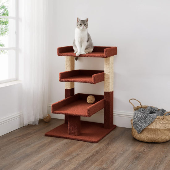 Compact Contemporary Cat Trees with an Affordable Price Tag • hauspanther