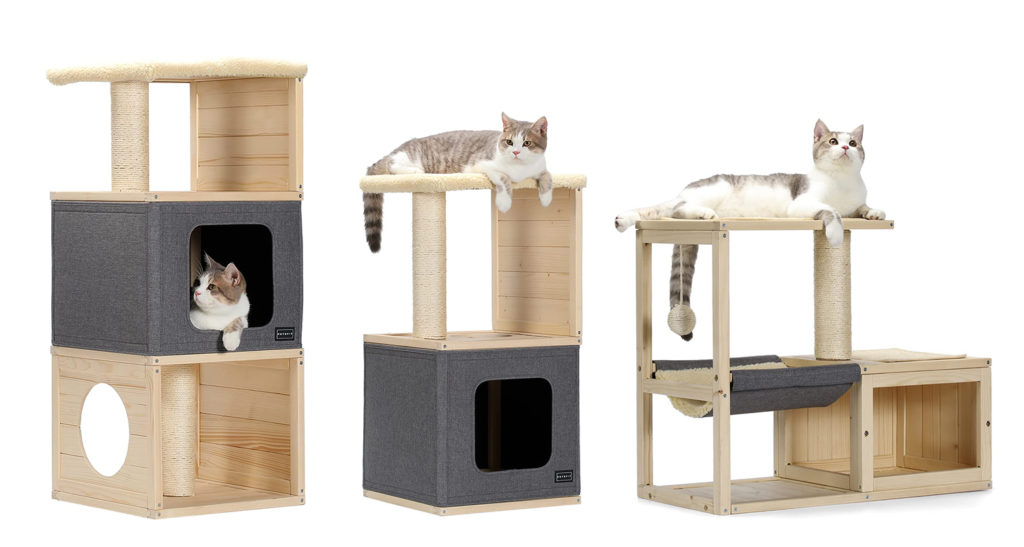 Three Modern Cat Trees Hauspanther   ModernCatTrees1 1024x547 