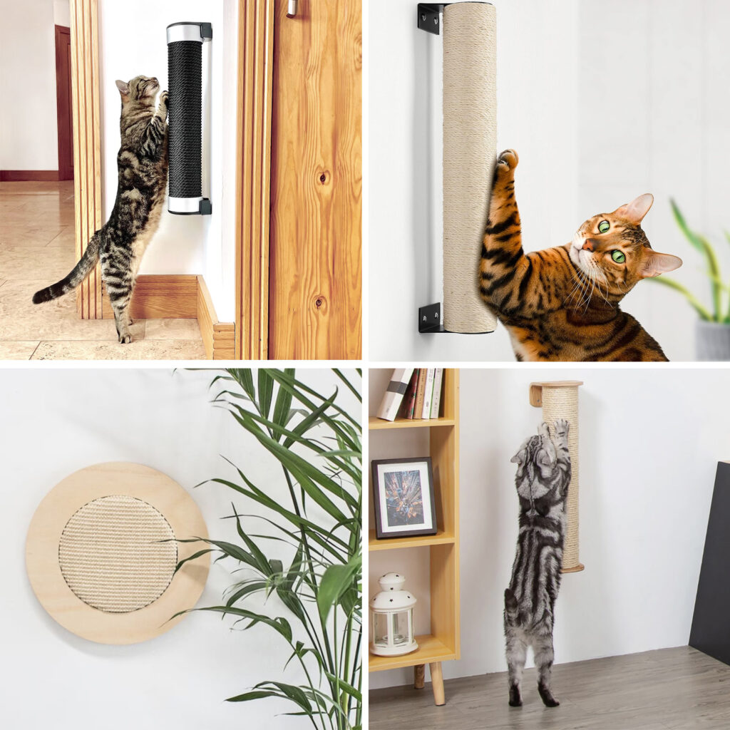 Wall-mounted Cat Scratchers Offer Many Advantages • hauspanther