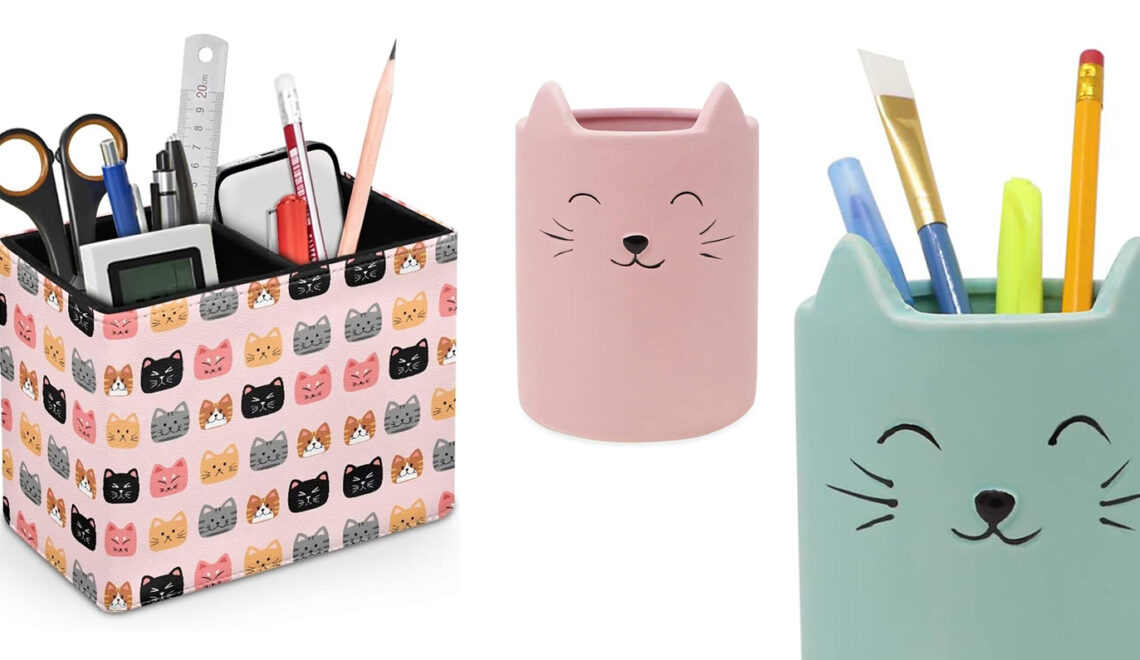 Spruce Up Your Workspace With These Cat-themed Desk Accessories