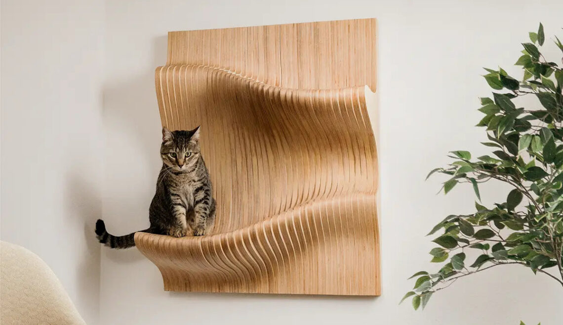 Nami Modern Cat Shelf Combines Art & Catification